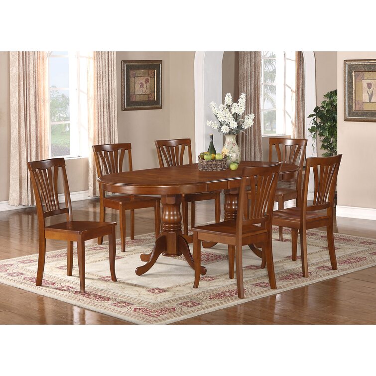 Real wood dining table set hot sale